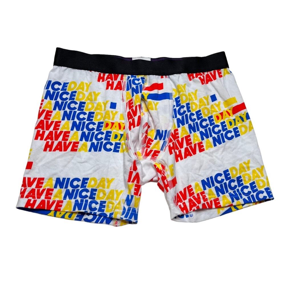MeUndies Have A Nice Day Print Boxer Brief Size Small